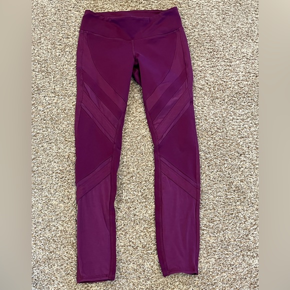 ALO | High Waist Purple Leggings Mesh size Small - Picture 2 of 5